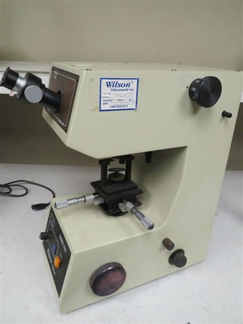 used micro hardness tester|wilson microhardness tester.